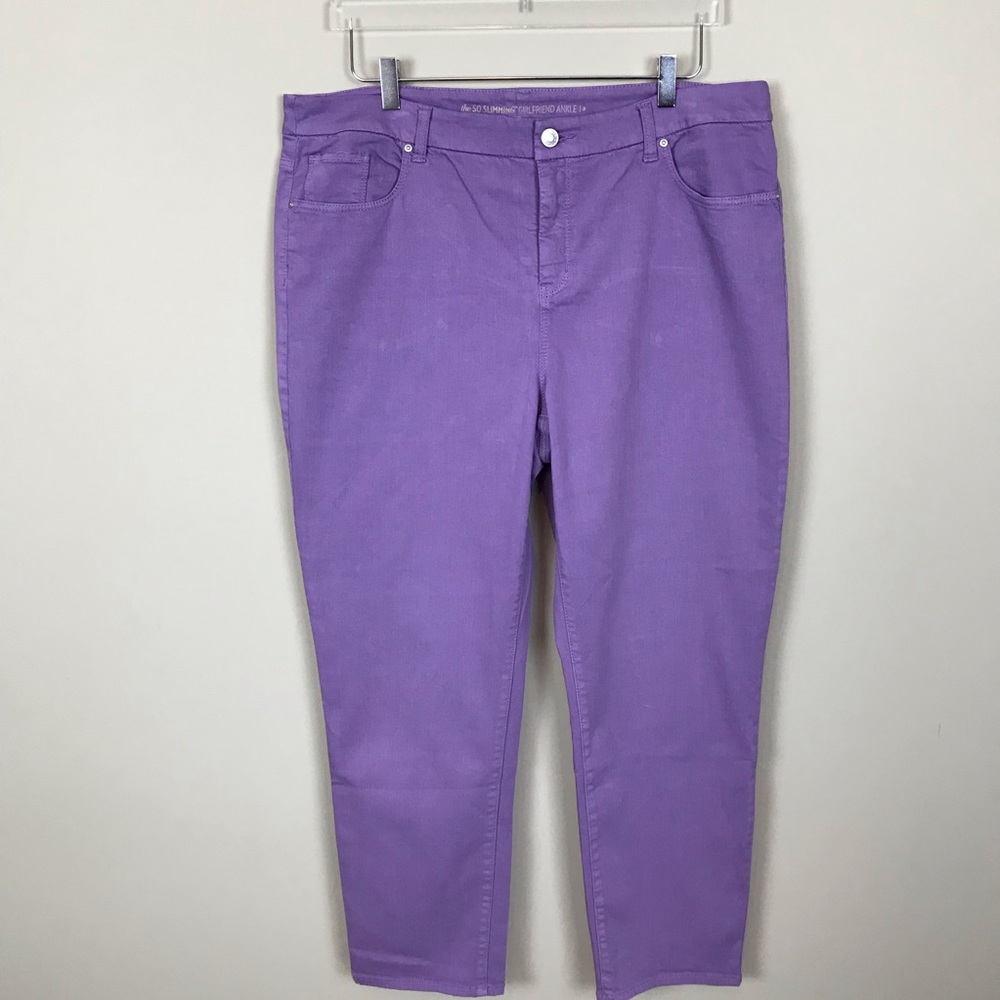 Chico’s So Slimming Girlfriend Ankle Jeans Size 3